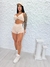 Conjunto short nude com bolso - comprar online