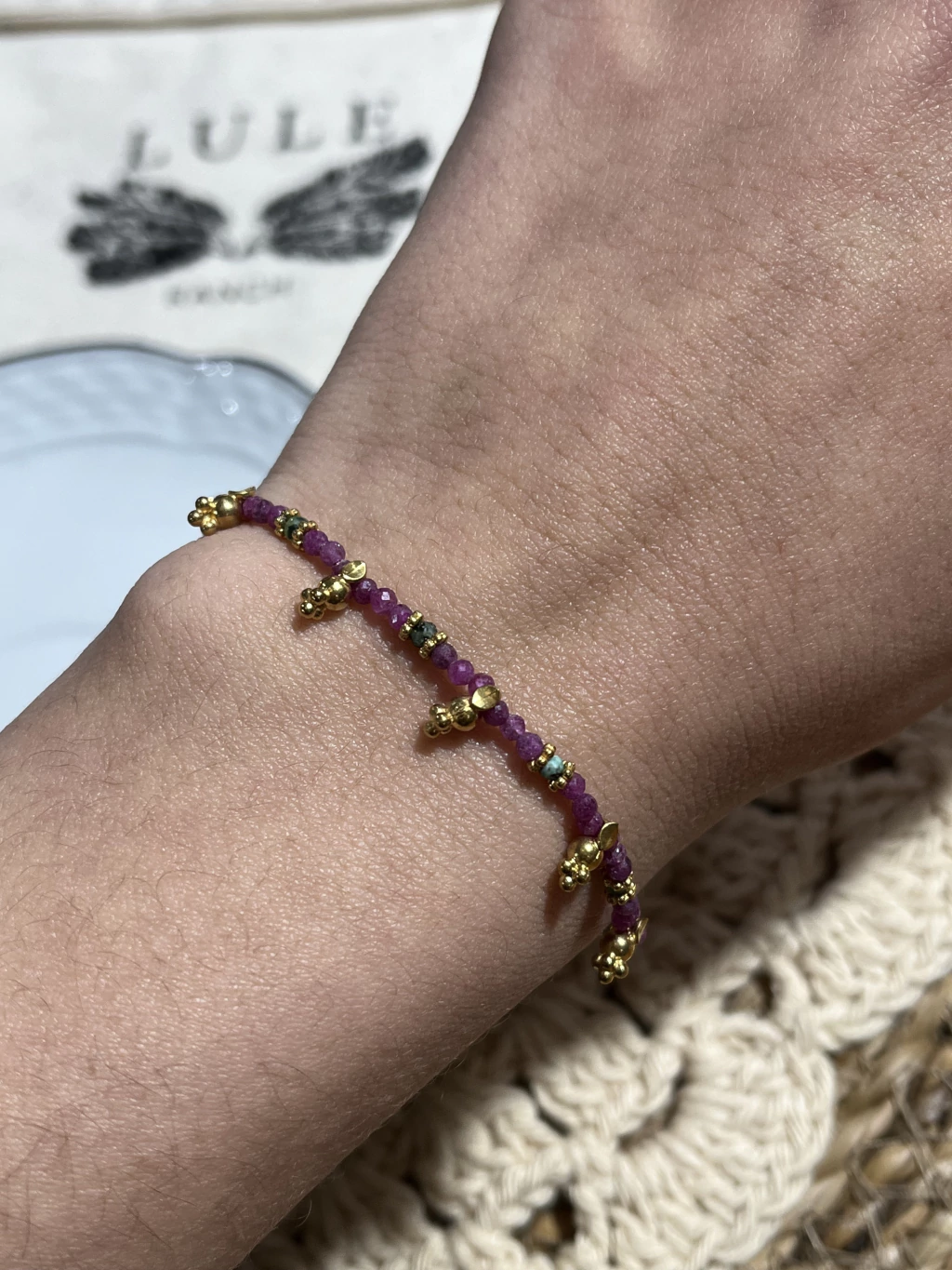 Pulsera Laos Rosa