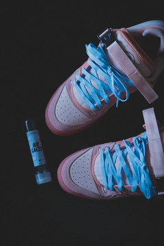 AIR LACES LIGHT BLUE 180CM