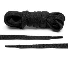 La Cordoneria Air Laces Black 0.95cm - La Cordoneria