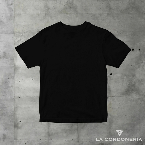 REMERA LISA LA CORDONERIA BLACK