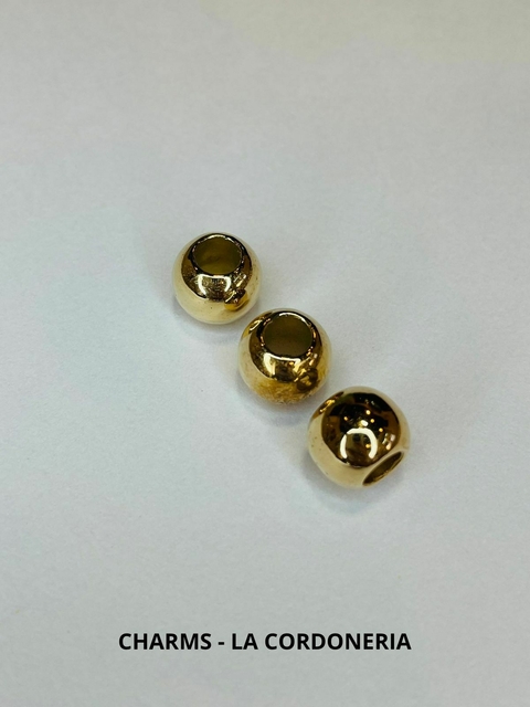 UNIDAD CHARMS REDONDO DORADOS- LA CORDONERIA - comprar online