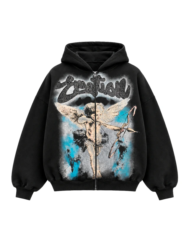CAMPERA BOXY CUPIDO BLACK