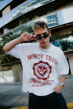 REMERA BOXY UNIVERSITY WT - comprar online