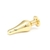 Imagen de PLUG ANAL METAL DORADO CON JOYA -LARGE