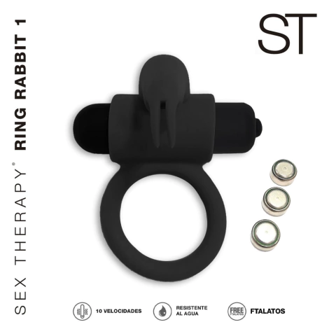RING RABBIT BLACK 1 -