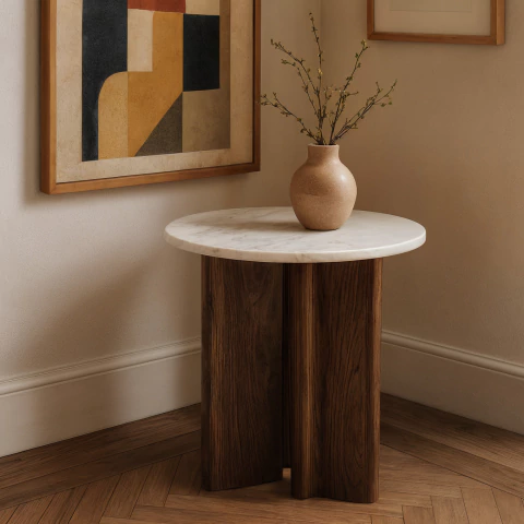 Mesa de arrime - Raíz y Carrara - comprar online