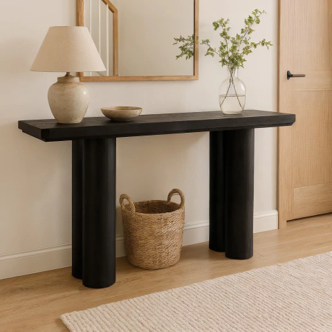 Mesa recibidora - Negro Profundo - comprar online