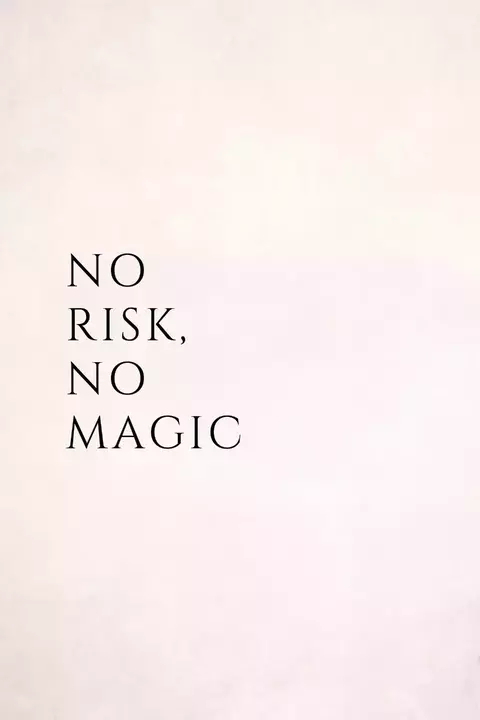 No risk, no magic - comprar online