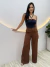 CALÇA PANTALONA EDUARDA | MARROM - comprar online