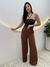 CALÇA PANTALONA EDUARDA | MARROM - comprar online