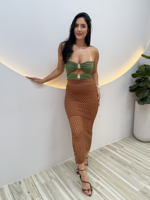 SAIA MIDI LIVIA | EM CORES - comprar online