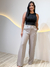 CALÇA PANTALONA EDUARDA | CINZA CLARO - Via Bella Store