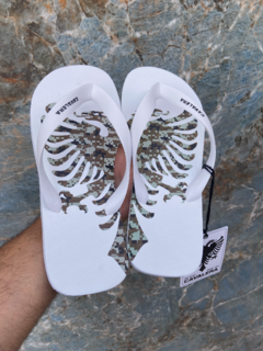 CHINELO CAVALERA AGUIA CAMO BRANCO - comprar online