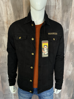 JAQUETA JEANS CAVALERA RETRO WASH PRETO