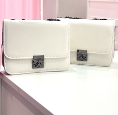 Bolsa Couro Branco