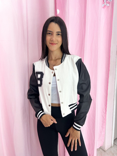Bomber Colegial Com Manga Courino na internet