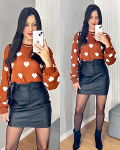 Tricô Coraçãozinho - Bella Chica Store