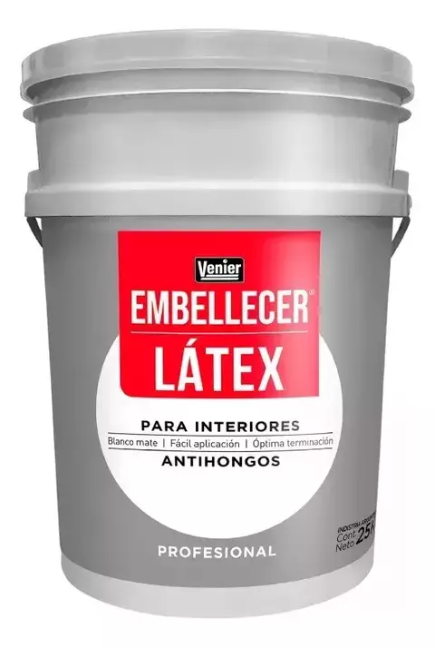 Embellecer Latex Interior Antihongo x 20lt - VENIER - comprar online