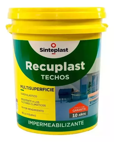 Recuplast Techos Membrana en Pasta x 20kg - SINTEPLAST - comprar online
