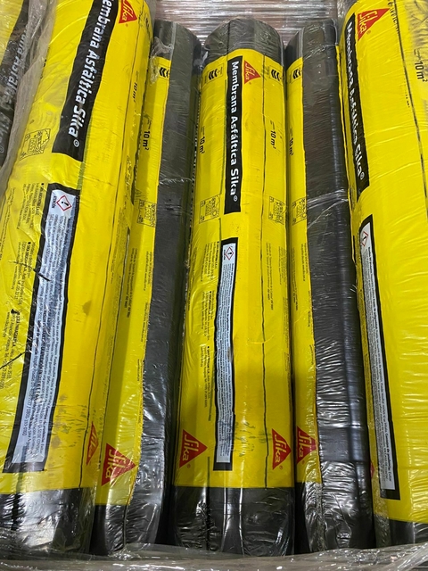 Rollo de Membrana Asfaltica con aluminio x 35kg 10 mts- Sika