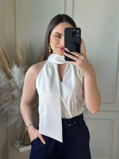 Blusa Lívia branca - comprar online