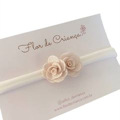 Faixa de Bebê com Flor
