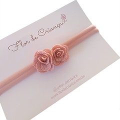 Faixa de Bebê com Flor