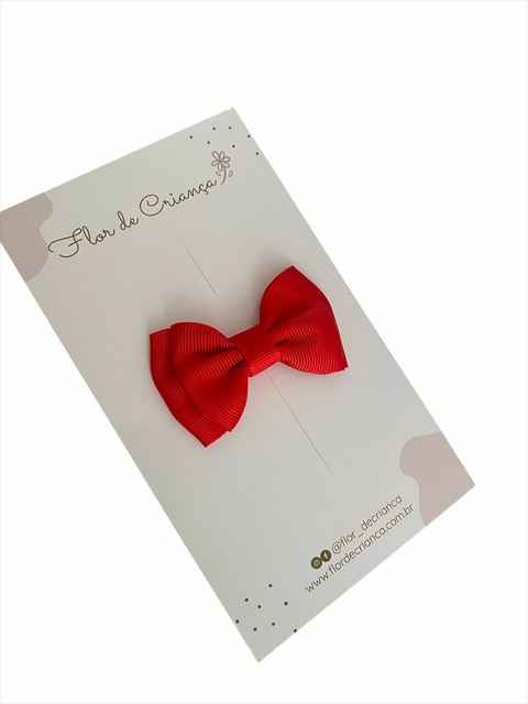 Presilha para bebê laço vermelho