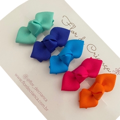 Combo 15 mini presilhas - Flor de criança