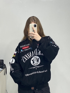 Jaqueta Bomber Racing Jack Preta (G/GG)