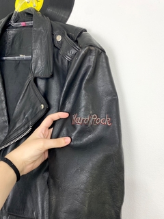 Jaqueta Hard Rock Couro Legítimo G - loja online