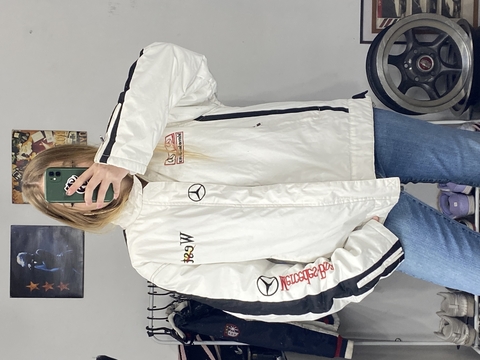 Jaqueta Racing Mercedes Branca (G)