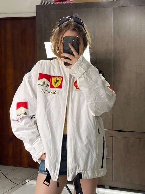 Jaqueta Ferrari Branca (G/GG)