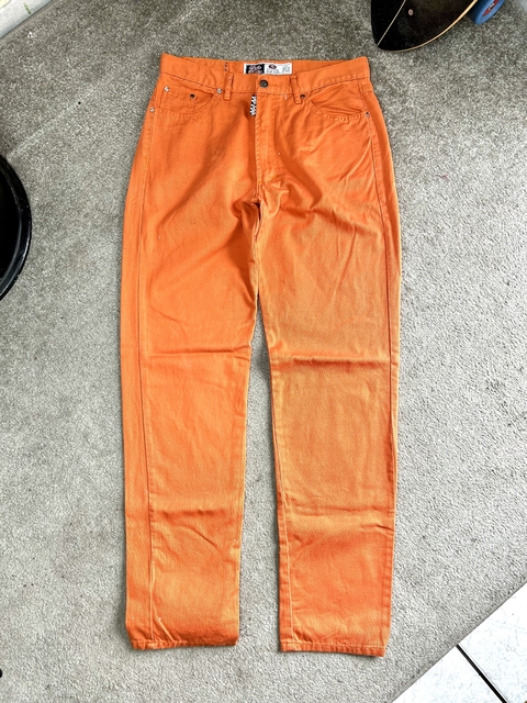 Calça Mom Vintage Laranja (38)