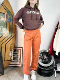 Calça Mom Vintage Laranja (38) - comprar online