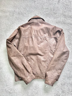 Jaqueta Couro Legitimo Forrada (G) - Odevy Brechó