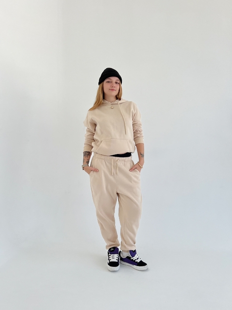 Conjunto Moletom Bege (M) - comprar online