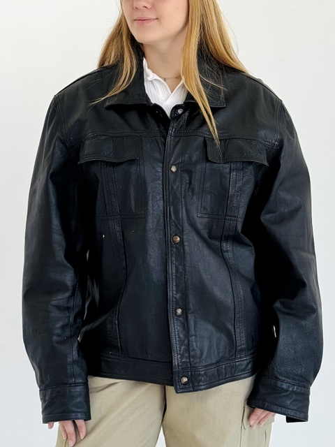 Jaqueta Couro Legitimo Vintage (M) - comprar online