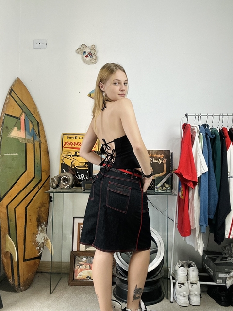 Blusinha aberta atrás Vintage (M) - comprar online