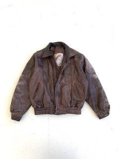 Jaqueta Couro Vintage Femene (M) - comprar online