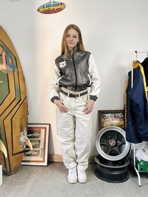 Calça Mom Vintage Off White (42)