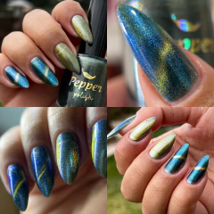 Esmalte Pepper Polish Blue Hollow - HHC Hellaween