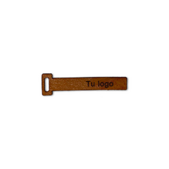 Tiracierres Personalizados Cuero PU Rectas -Modelo para Doblar- - Laser3D