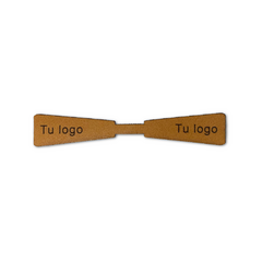 600 Tiracierres Personalizados Cuero PU Doble -Modelo para pegar- con ENVIO GRATIS - comprar online