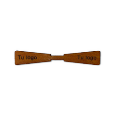 600 Tiracierres Personalizados Cuero PU Doble -Modelo para pegar- con ENVIO GRATIS - Laser3D