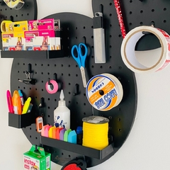 HEXAGO MOUSE ORGANIZADOR con accesorios NEGROS