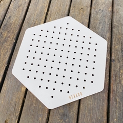 HEXAGO ADICIONAL SIN accesorios. BLANCO - Laser3D