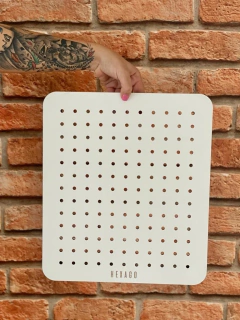 HEXAGO BASIC COMBO X3 CON accesorios. BLANCO con NEGRO