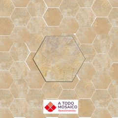 Cerámica Hexágono Blenda Arena 20x23cm